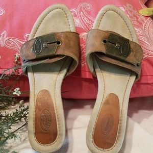 Dr. Scholls Wedge Heel Sandles Size 8